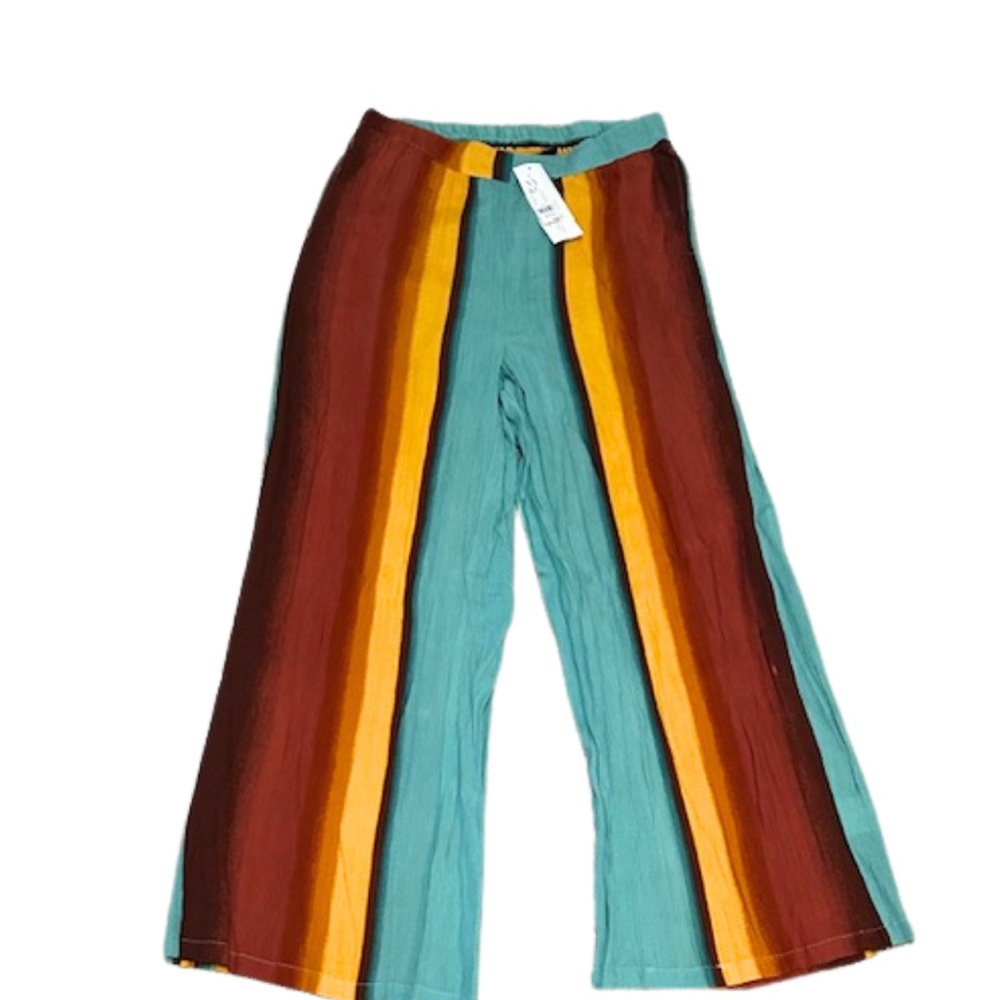 New York & Company Multicolor Striped Pants
